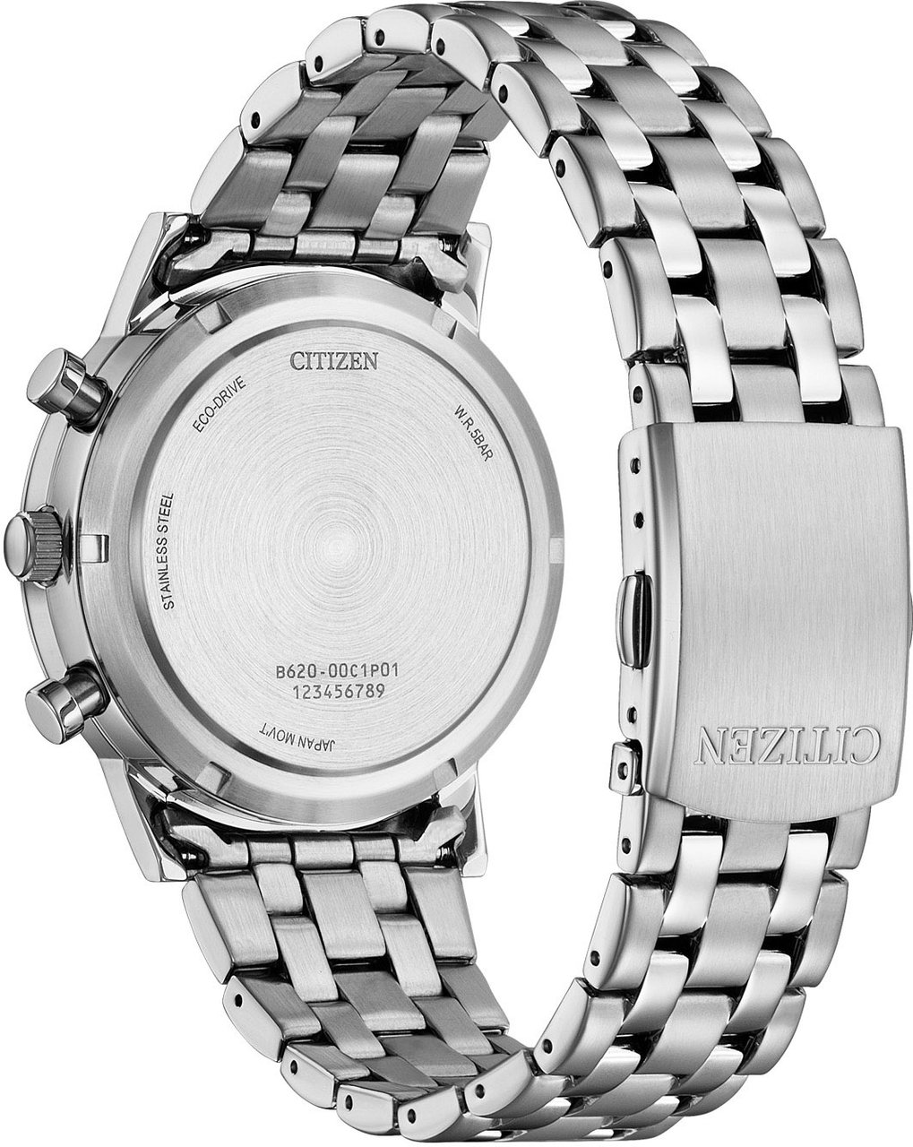 Citizen CA4630-53E Eco-Drive chronograaf horloge Zwart
