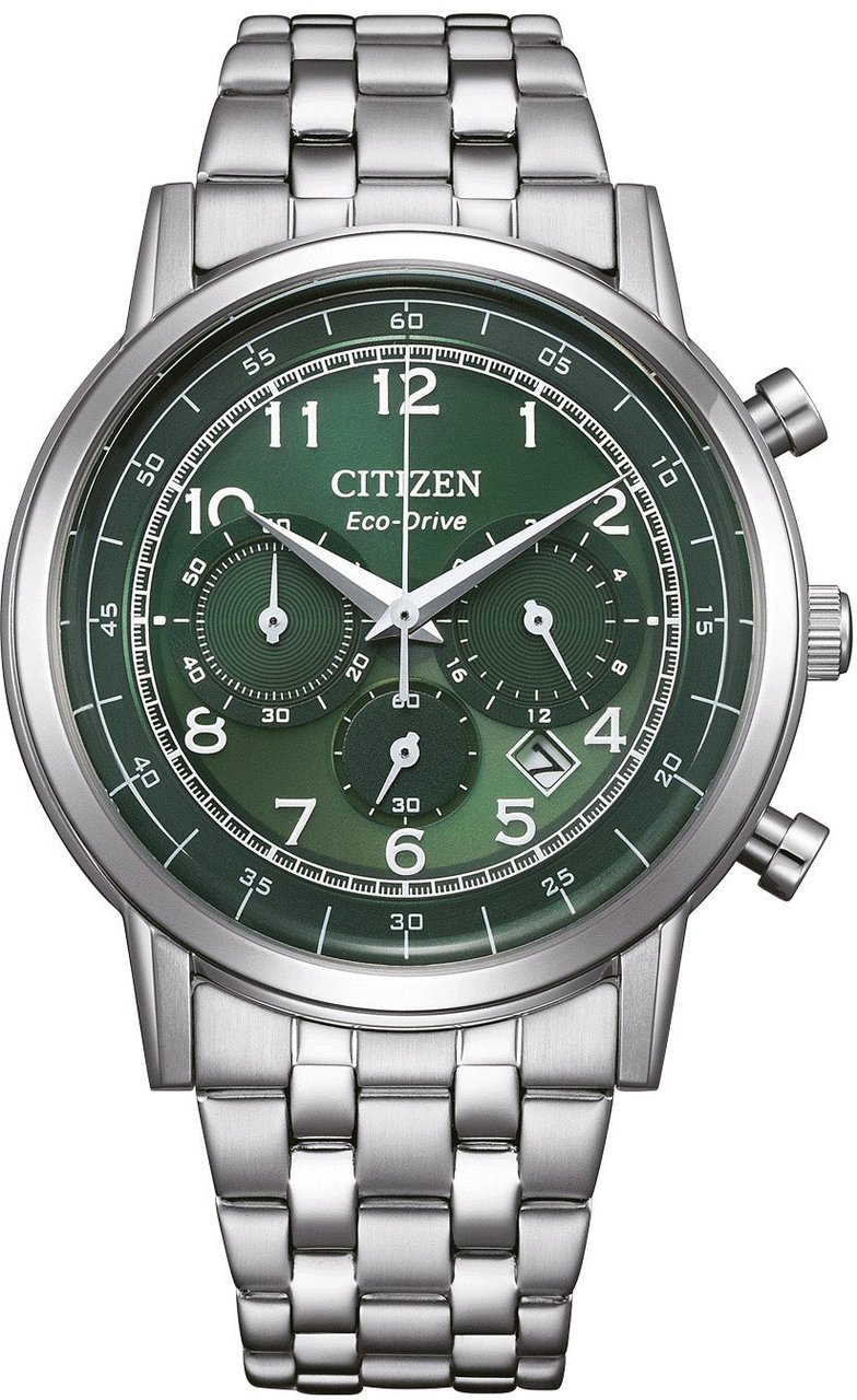 Citizen CA4630-53X Eco-Drive chronograaf horloge Groen