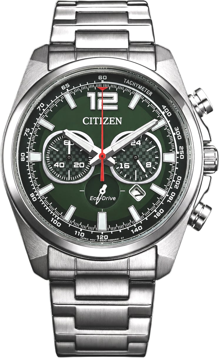 Citizen CA4640-50X Chrono Active Sport horloge Groen