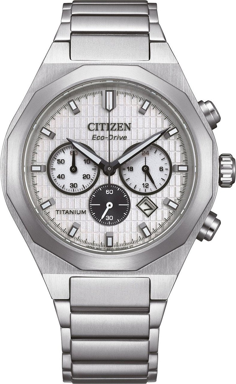 Citizen CA4690-51A Zenshin 60 Senkei Super Titanium horloge Wit