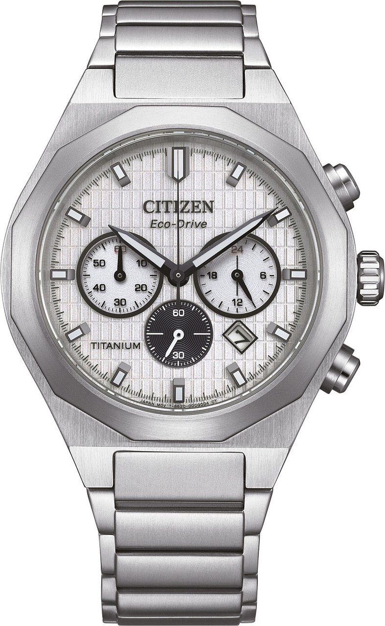Citizen CA4690-51A Zenshin 60 Senkei Super Titanium horloge Wit