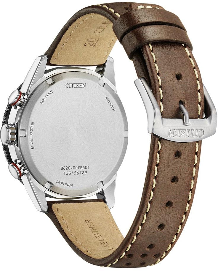 Citizen CA4714-04A Chrono Eco-Drive horloge 40 mm Wit
