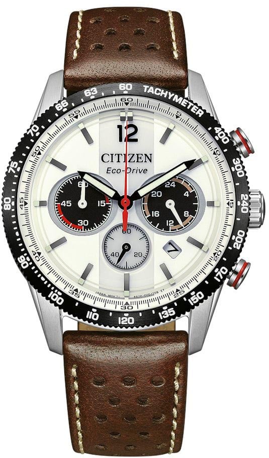 Citizen CA4714-04A Chrono Eco-Drive horloge 40 mm Wit