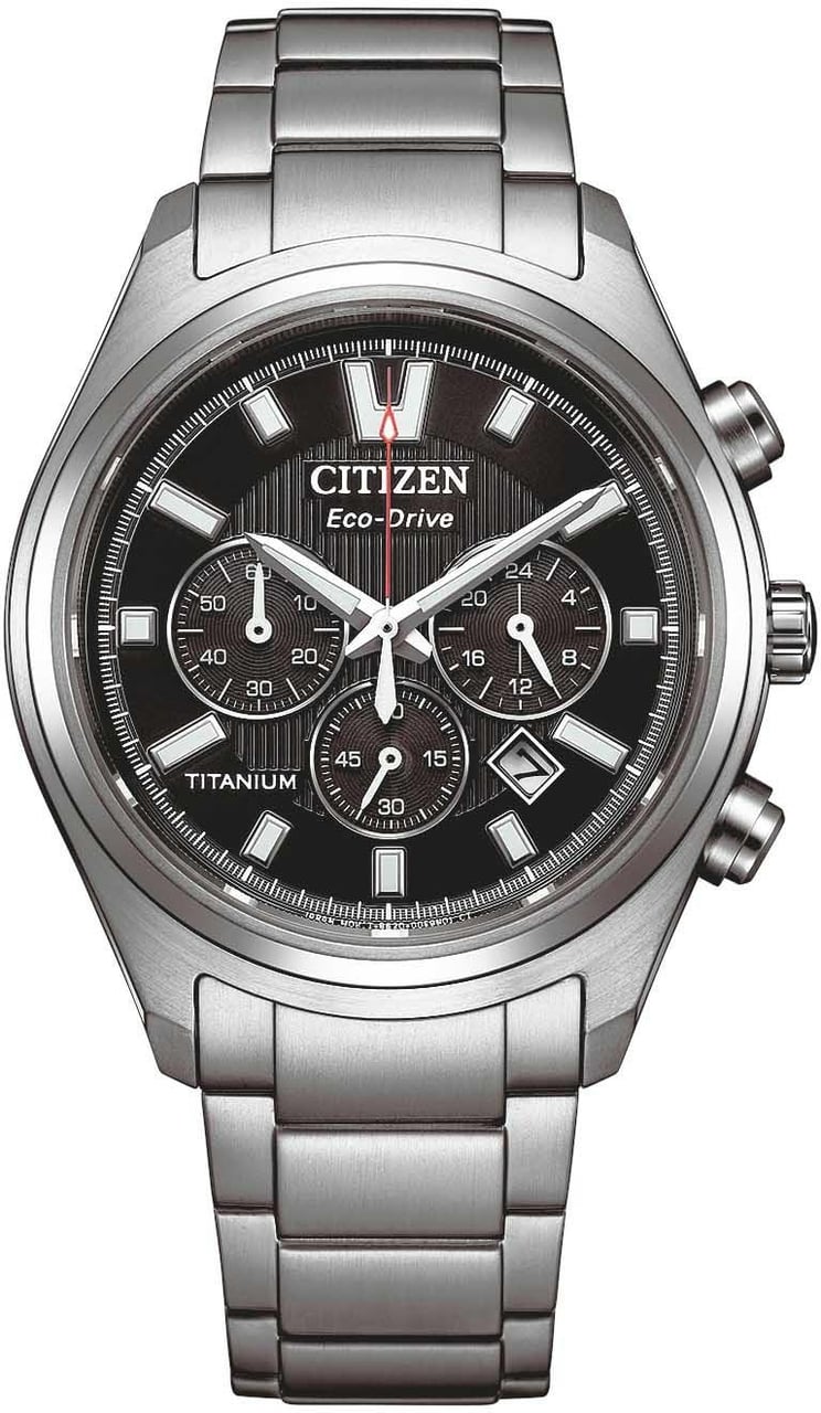 Citizen CA4750-51E Super Titanium Eco-Drive horloge 40 mm Zwart