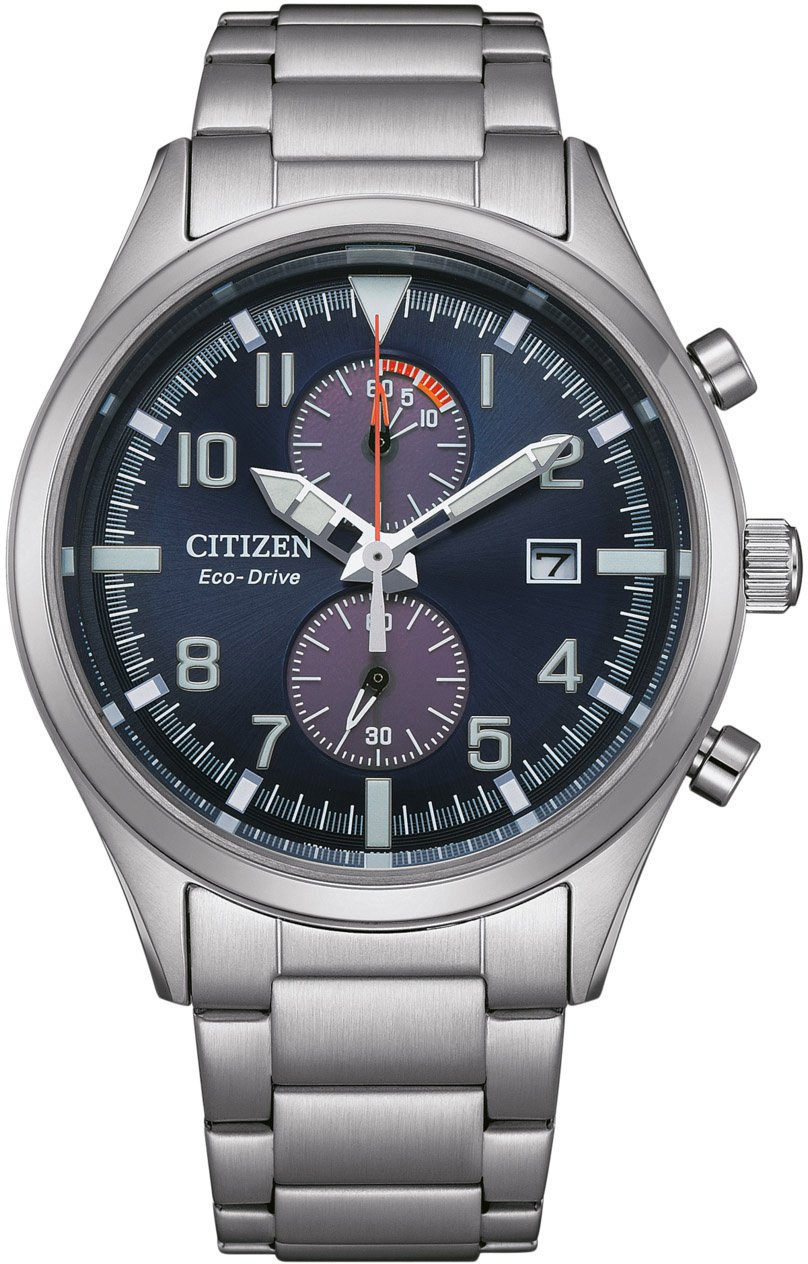 Citizen CA7028-81L Eco-Drive chronograaf horloge Blauw