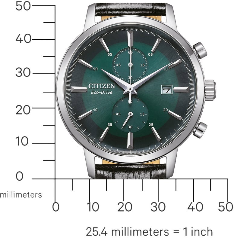 Citizen CA7069-24X Core Collection Vintage horloge Groen