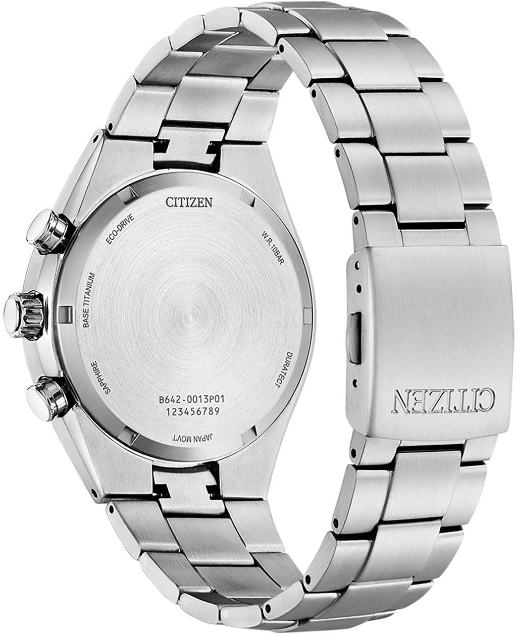 Citizen CA7090-87E Eco-Drive Titanium horloge Zwart