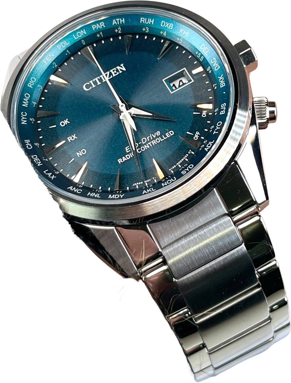 Citizen CB0270-87L Radio Controlled PCAT horloge 43 mm Blauw