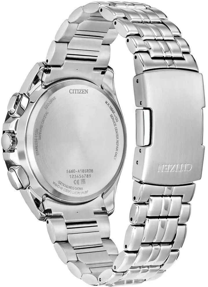 Citizen Citizen Horloge CB5874-81L Staal Radio Controlled Eco-drive 100m Waterdicht 42mm Zilver