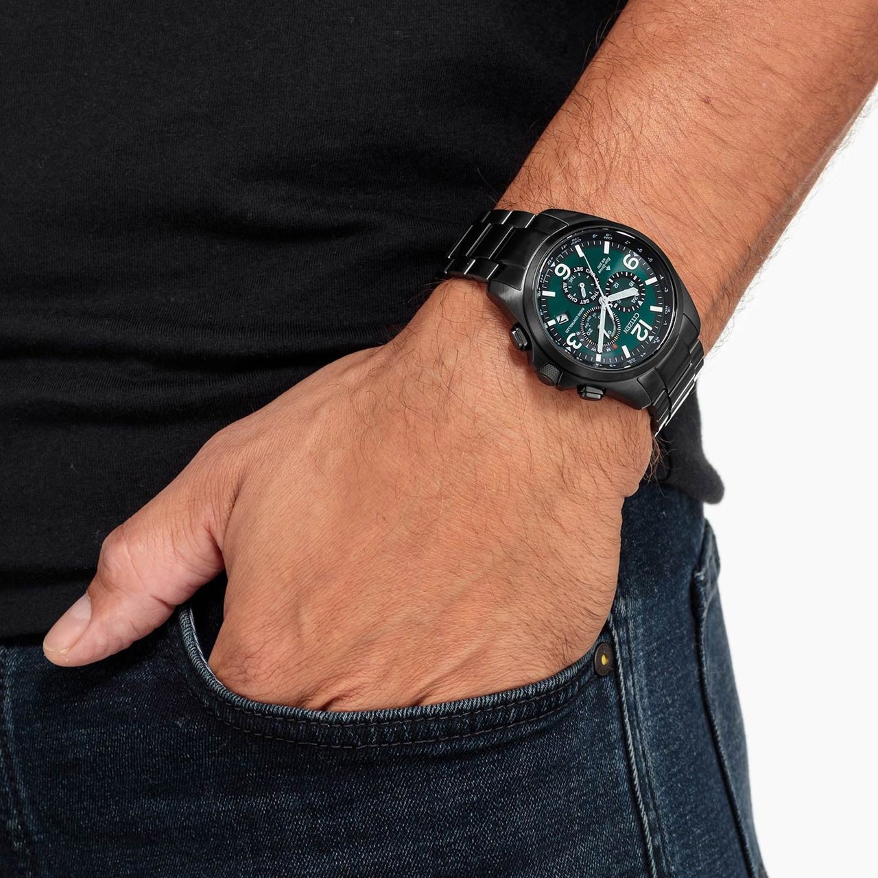 Citizen CB5925-82X  Radio Controlled Promaster Sky horloge Groen