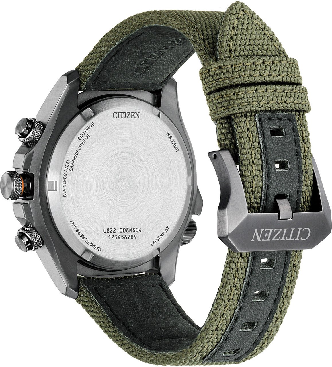 Citizen JV1005-02W Promaster Land horloge Groen