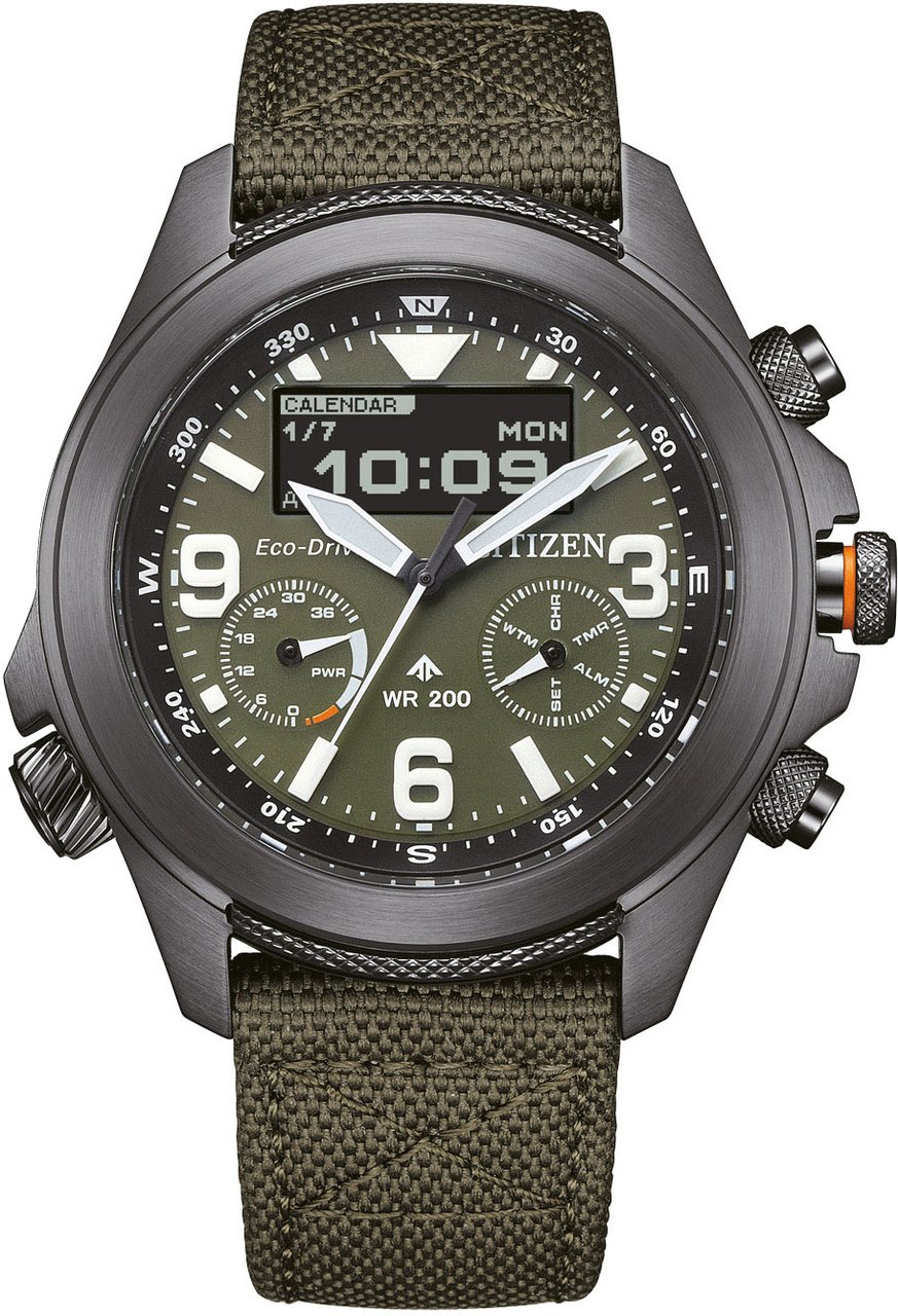 Citizen JV1005-02W Promaster Land horloge Groen