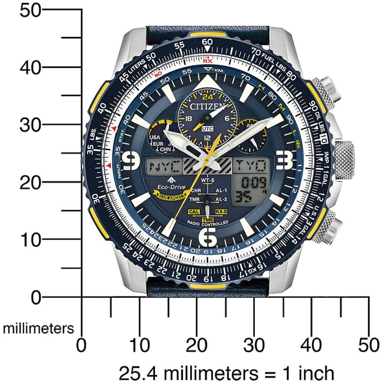 Citizen JY8078-01L Promaster Sky Blue Angels horloge Blauw