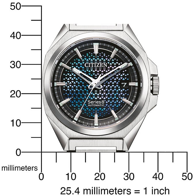 Citizen NA1010-84X Series 8 automatisch horloge Blauw
