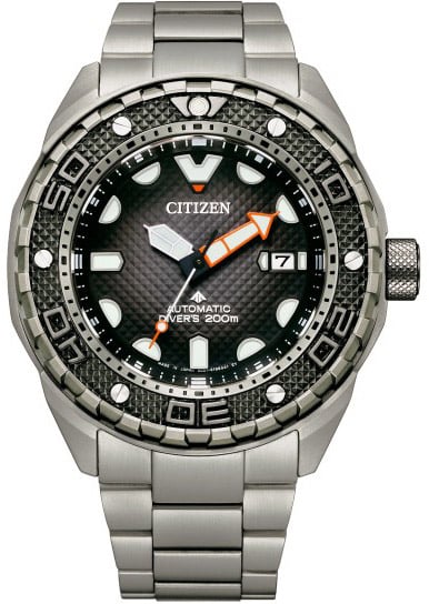 Citizen NB6004-83E Promaster Marine automatisch horloge 46 mm Zwart