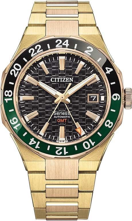 Citizen NB6033-51E Series 8 automatisch GMT horloge Zwart