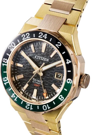 Citizen NB6033-51E Series 8 automatisch GMT horloge Zwart