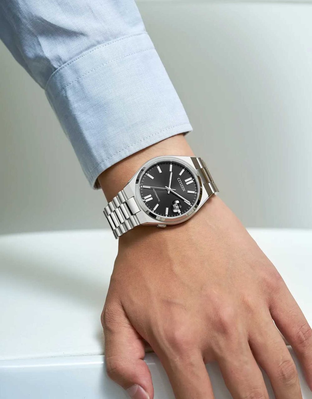 Citizen Tsuyosa NJ0150-81E automatisch horloge 40 mm Zwart