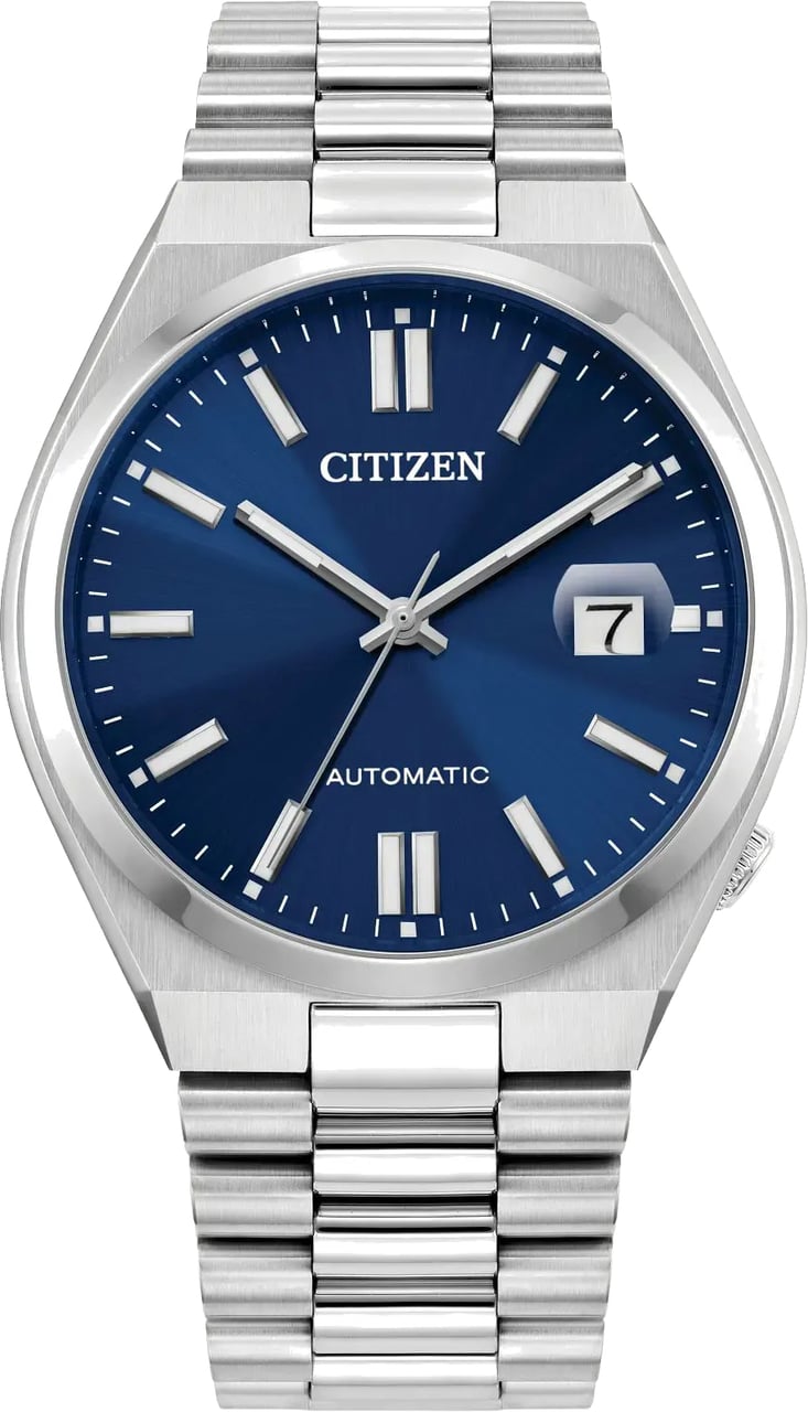 Citizen Tsuyosa NJ0150-81L automatisch horloge 40 mm Blauw