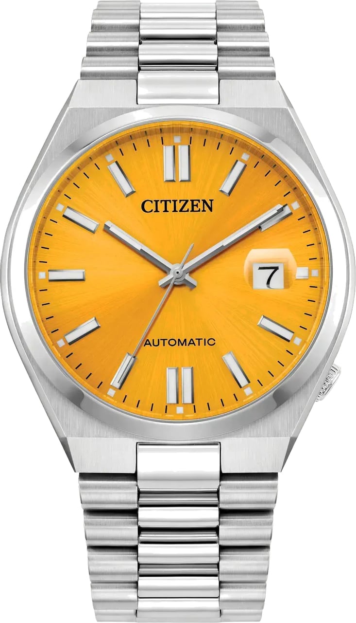 Citizen Tsuyosa NJ0150-81Z automatisch horloge 40 mm Geel