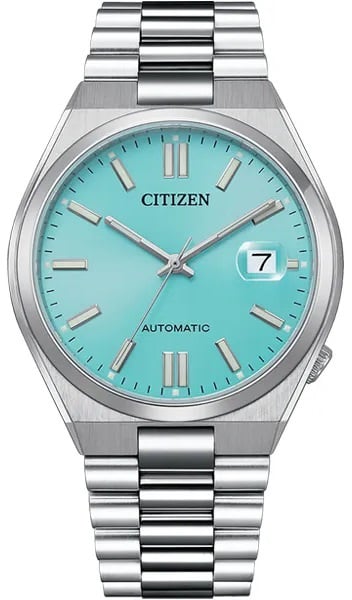Citizen Tsuyosa NJ0151-88M Tiffany automatisch horloge 40 mm Blauw