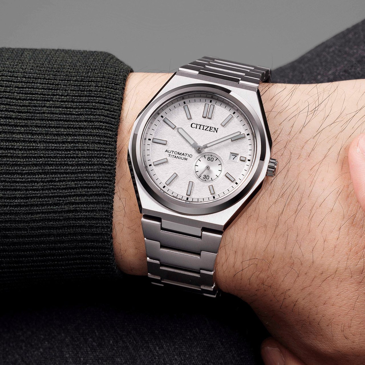 Citizen NJ0180-80A Zenshin Automatic Titanium horloge Wit
