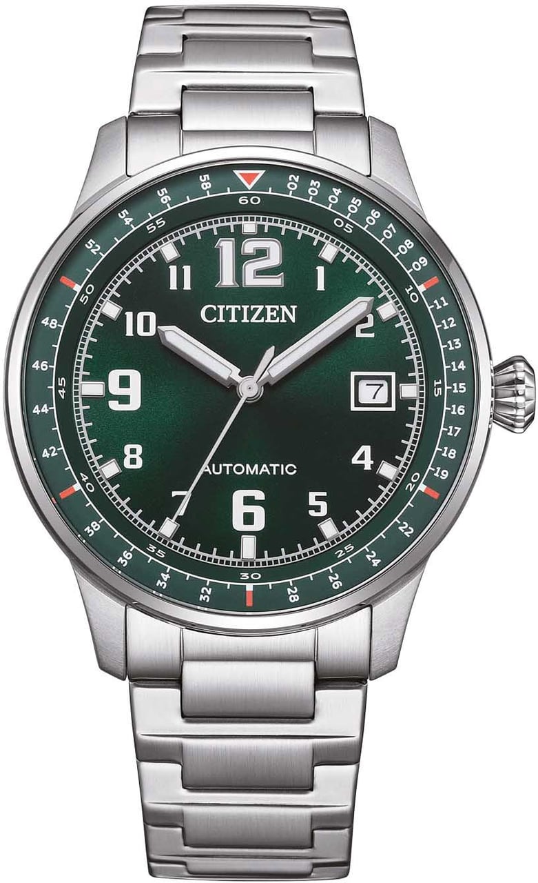 Citizen NJ0190-51X Urban Military Mechanical horloge Groen
