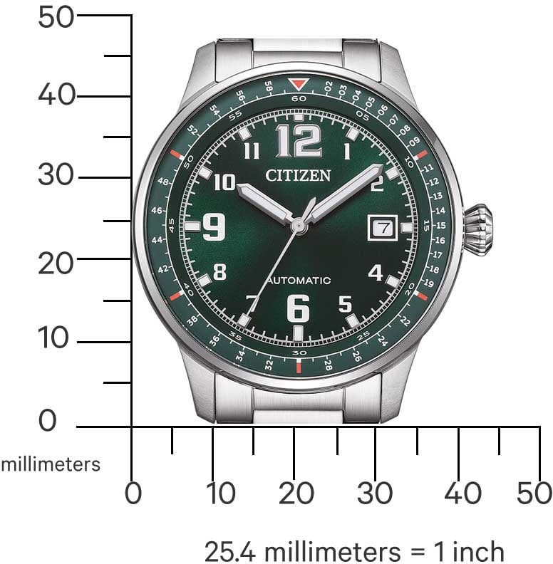 Citizen NJ0190-51X Urban Military Mechanical horloge Groen