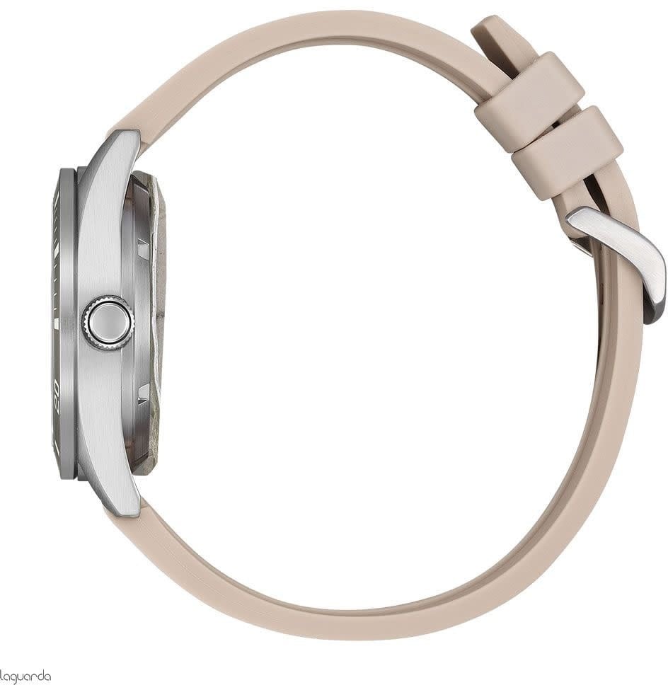 Citizen Citizen Horloge NJ0229-07A Staal Automaat 100M Waterdicht Roze Band met Zilver Wijzerplaat 38.5mm Roze