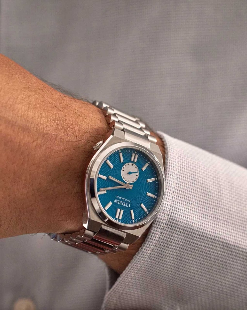 Citizen Tsuyosa NK5010-51L automatisch horloge Blauw