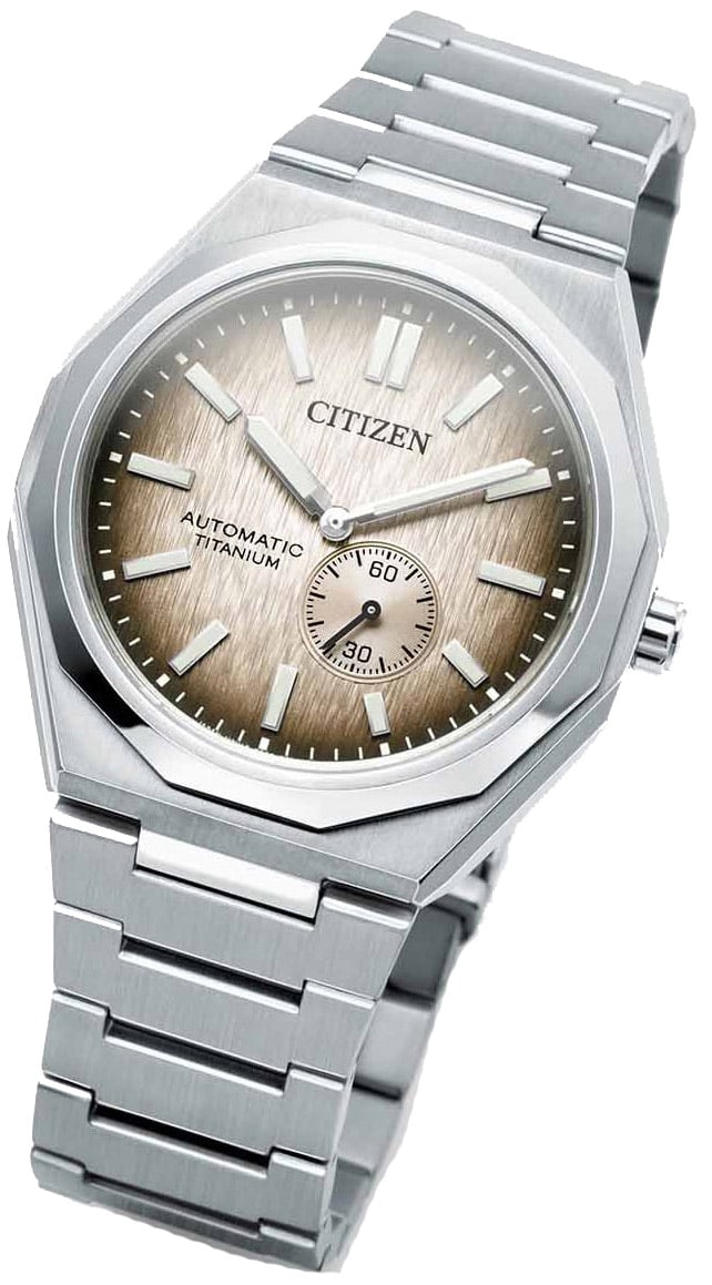 Citizen NK5020-58P Zenshin 60 Super Titanium horloge Bruin