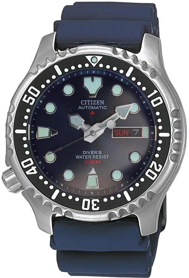 Citizen NY0040-17LE Promaster Marine automatisch herenhorloge 42 mm Blauw