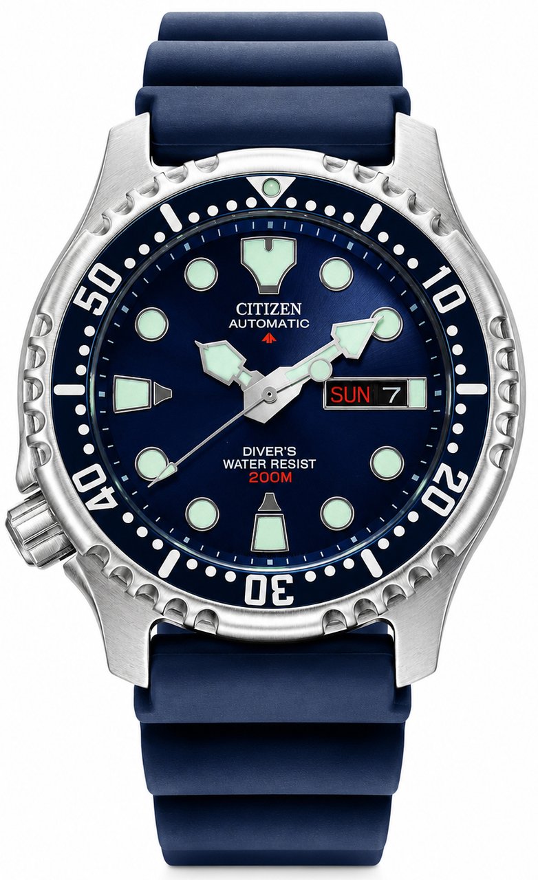 Citizen NY0040-17LE Promaster Marine automatisch herenhorloge 42 mm Blauw