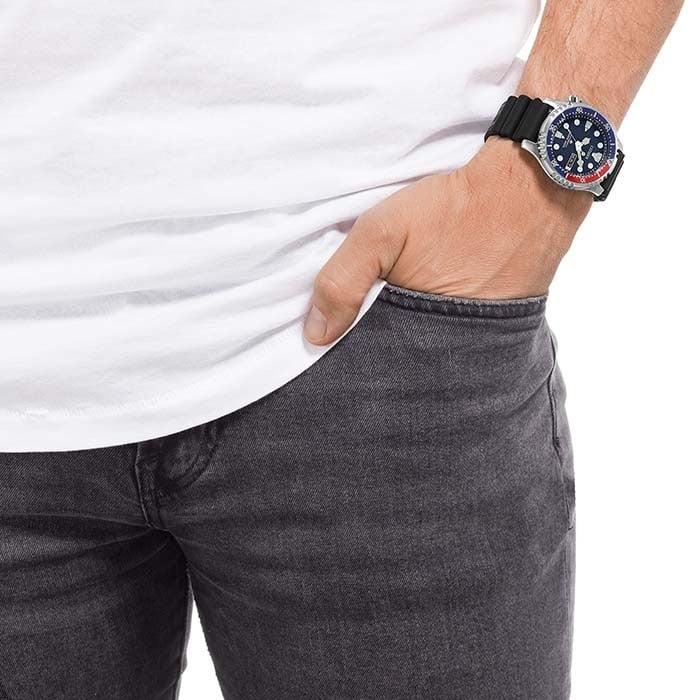 Citizen Promaster NY0086-16LE Marine automatisch herenhorloge 42 mm Blauw