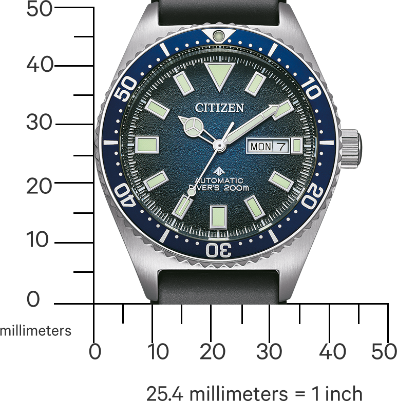 Citizen NY0129-07LE Promaster Marine horloge 41 mm Blauw
