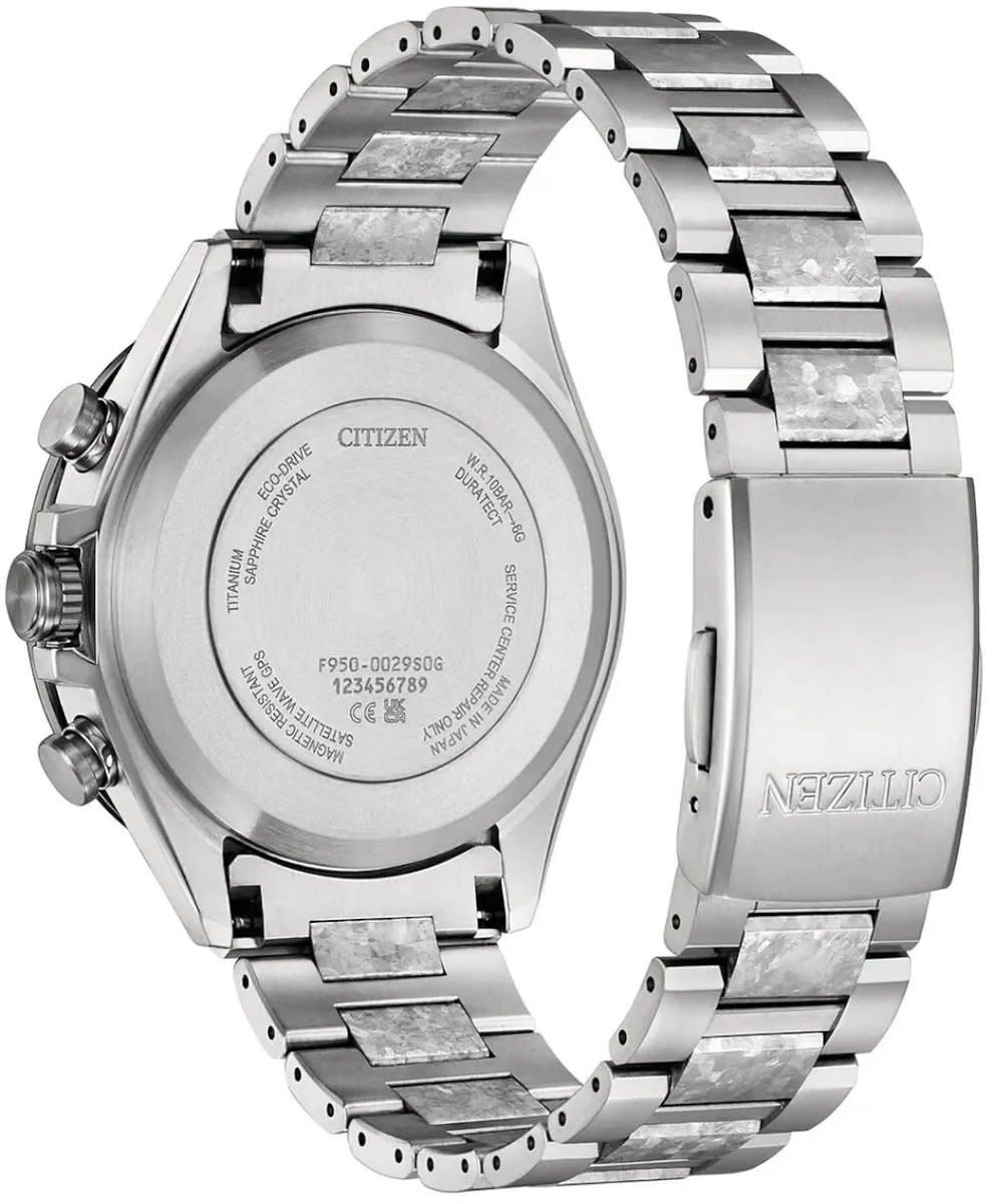 Citizen Citizen Horloge CC4076-65A Attesa Titanium Satelite Wave GPS Solar 43mm Limited Edition Zilver