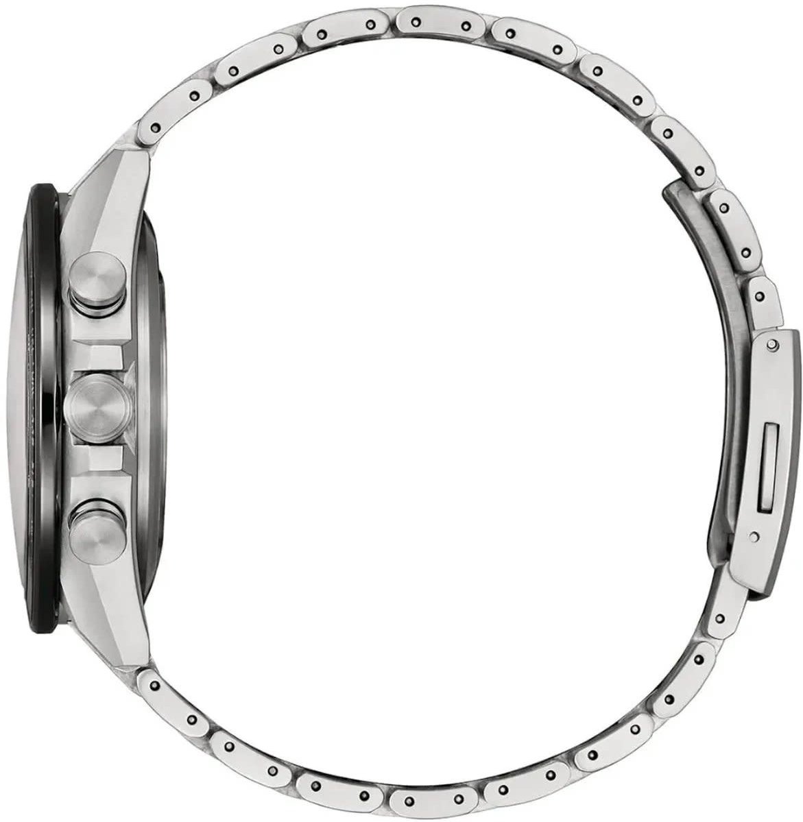 Citizen Citizen Horloge CC4076-65A Attesa Titanium Satelite Wave GPS Solar 43mm Limited Edition Zilver