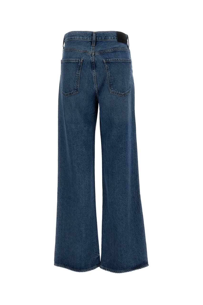 Citizens of Humanity High-Rise Wide-Leg Jeans in Raine Wash Blauw