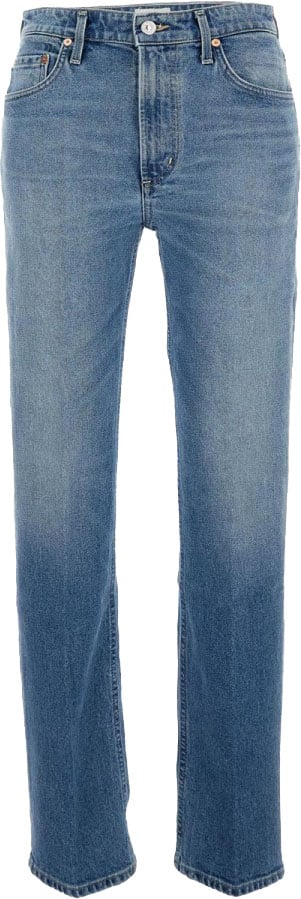 Citizens of Humanity Classic Five-Pocket Wide-Leg Denim Jeans Blauw