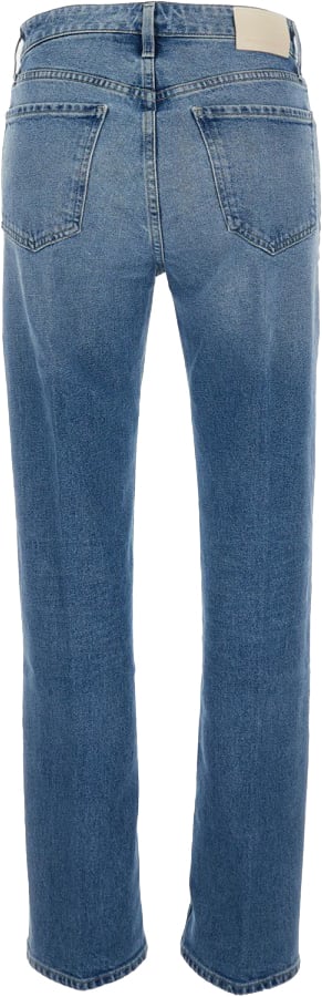 Citizens of Humanity Classic Five-Pocket Wide-Leg Denim Jeans Blauw