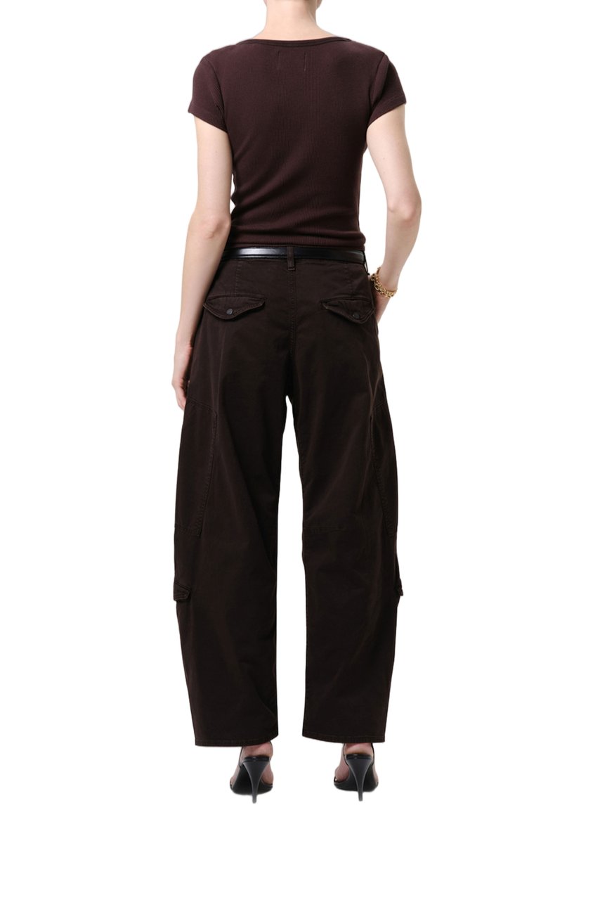 Citizens of Humanity Brown Cotton-Blend Twill Cargo Pants Bruin