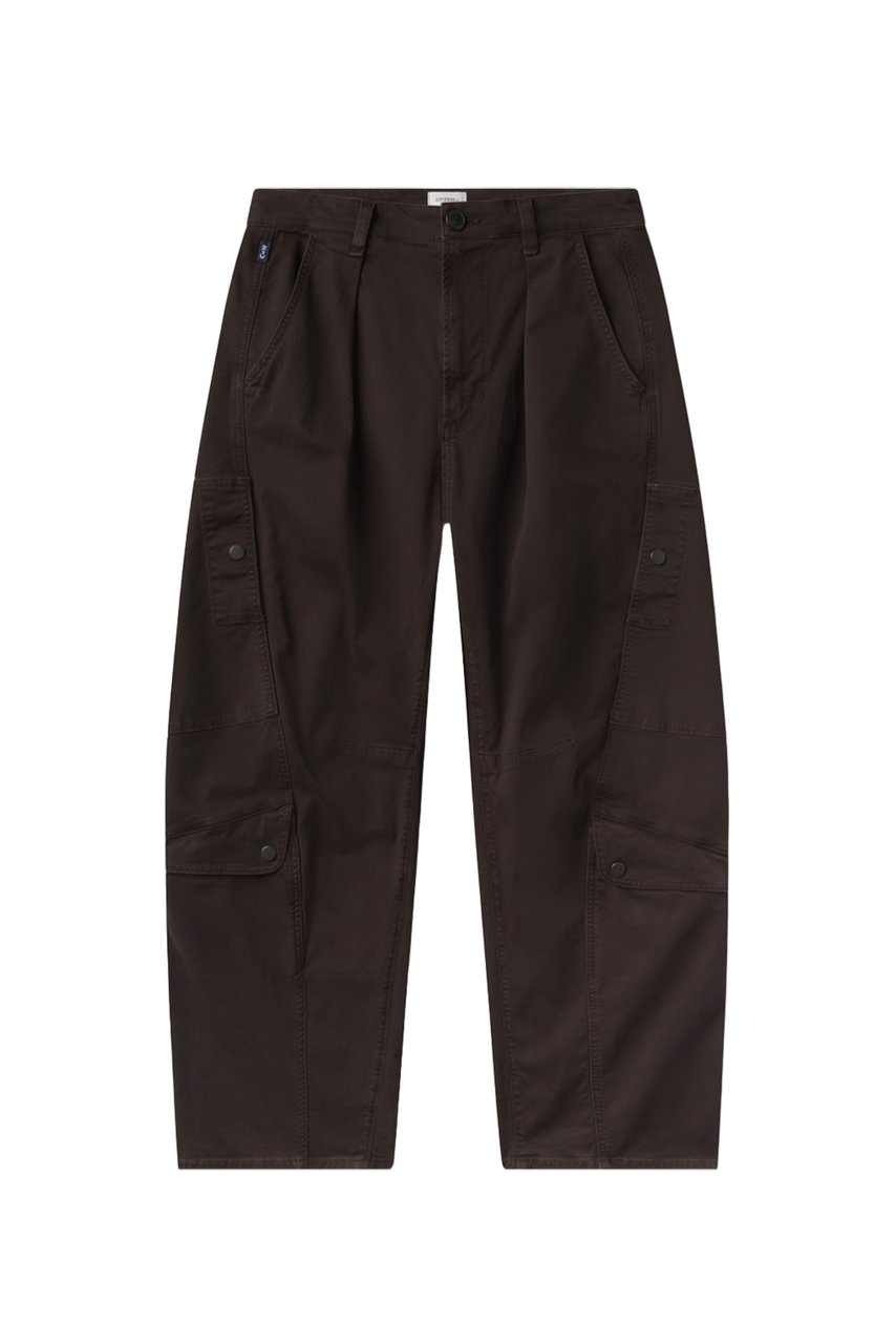 Citizens of Humanity Brown Cotton-Blend Twill Cargo Pants Bruin