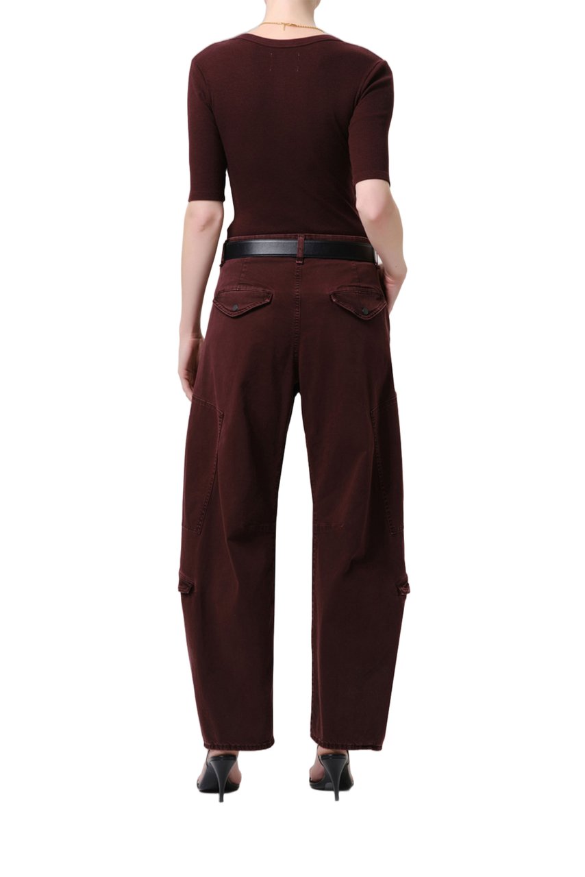 Citizens of Humanity Red Cotton-Blend Twill Cargo Pants Rood