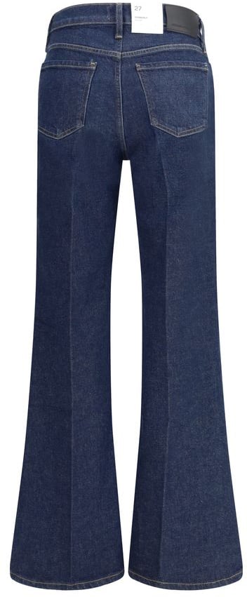 Citizens of Humanity Blue Cotton Flared Jeans Blauw