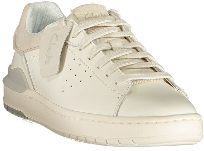 Clarks Original Clarks White Leather Men's Sneaker Wit
