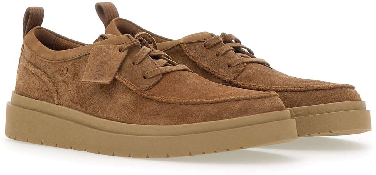 Clarks Original Flat Shoes Brown Beige