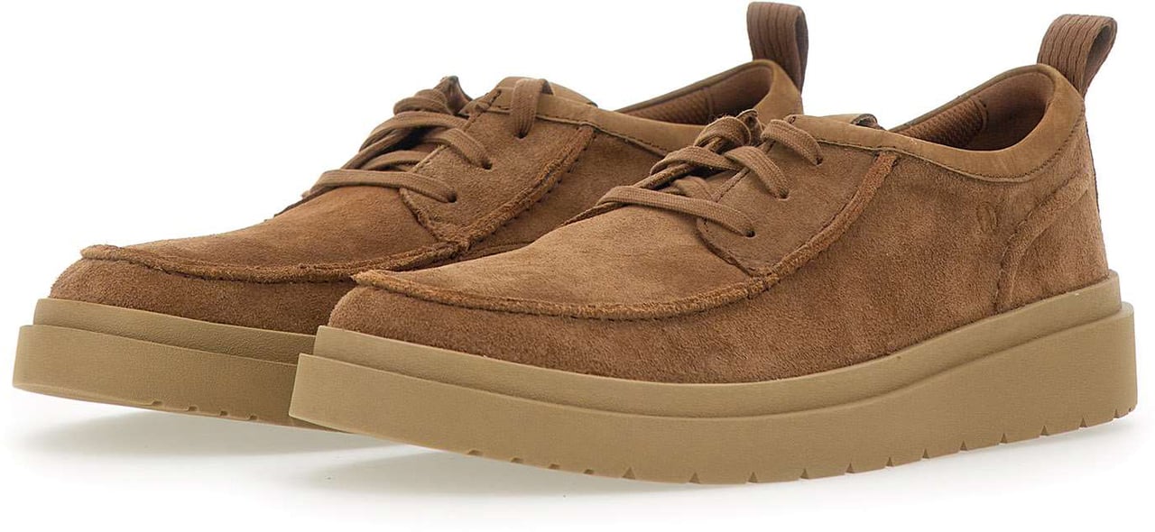 Clarks Original Flat Shoes Brown Beige
