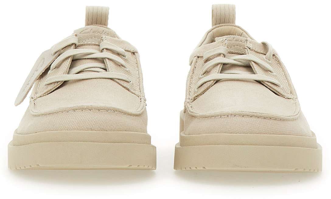 Clarks Original Flat Shoes Beige Beige