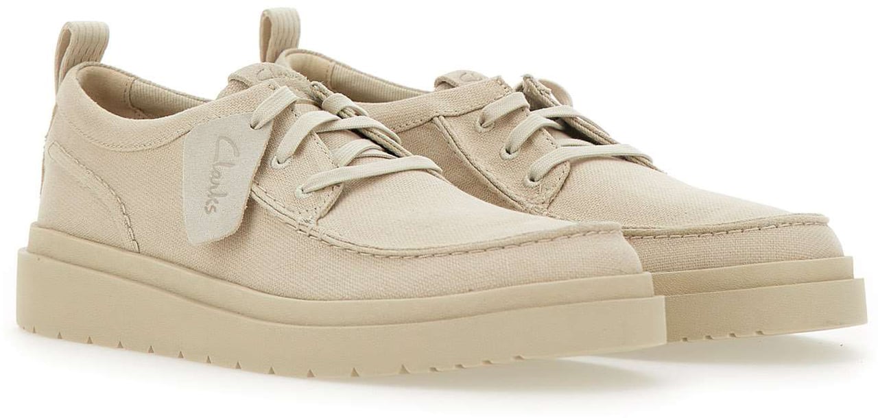 Clarks Original Flat Shoes Beige Beige