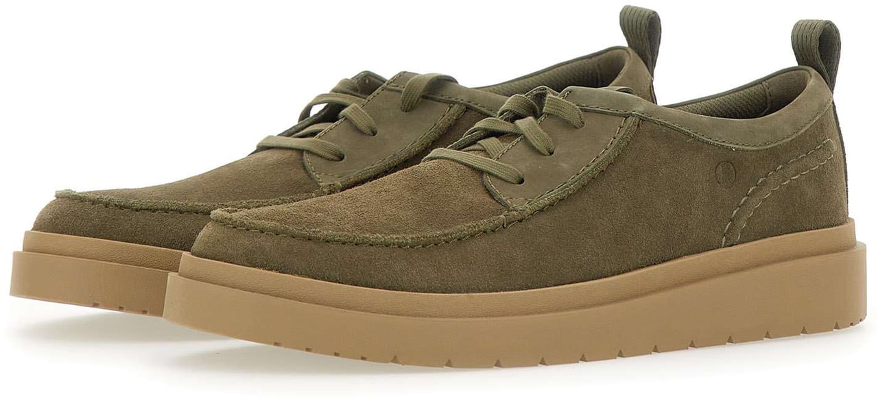 Clarks Original Flat Shoes Green Donkergroen